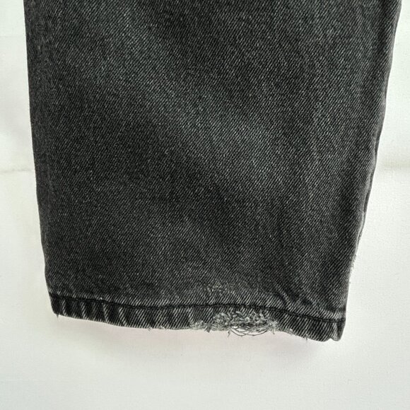 Vintage Rustler Black Washed Jeans 90's Y2K Grunge Straight Fit men's size 32 - Picture 11 of 13
